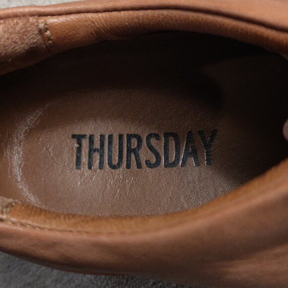 Thursday Boot Co. Premier Low Top Leather Sneakers in Toffee Men SIZE 9.5 - Picture 6 of 7